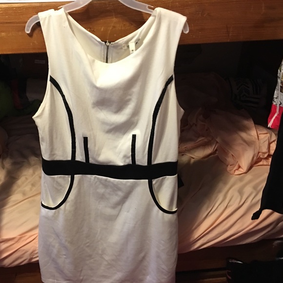 Beautiful black and white dress