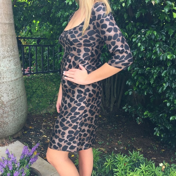 Rebecca Taylor Animal Print Dress - Picture 2 of 4