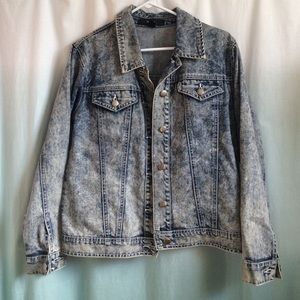 Forever 21 - Cheetah Print Jean Jacket