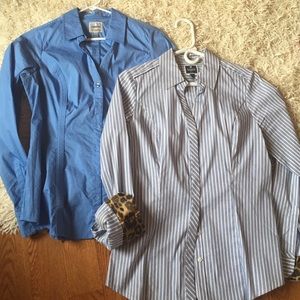 Express Fitted Dress Shirts