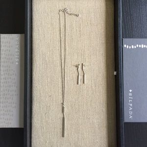 Silpada Water's Edge Necklace and Earring Bundle