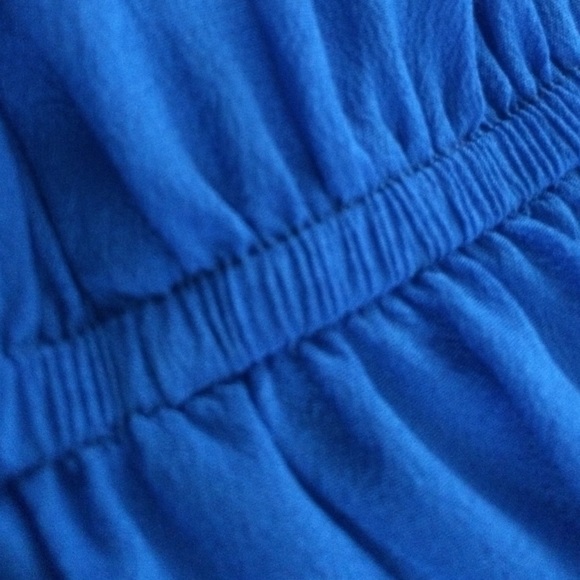 Blue SYLK cold shoulder high low dress - Picture 4 of 5