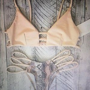 Two piece bikini swimsuit