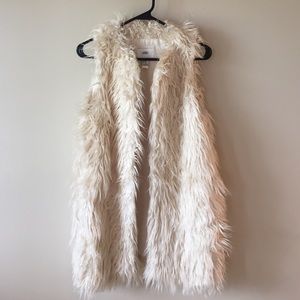 faux fur vest