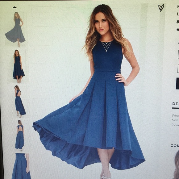 Paso Doble Take High-Low Dress
