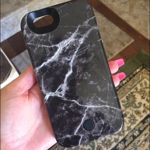 Black marble Lumee case