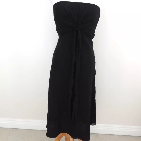 White House black market strapless dress
