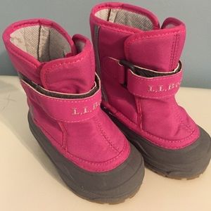 LL Bean toddler snow boots