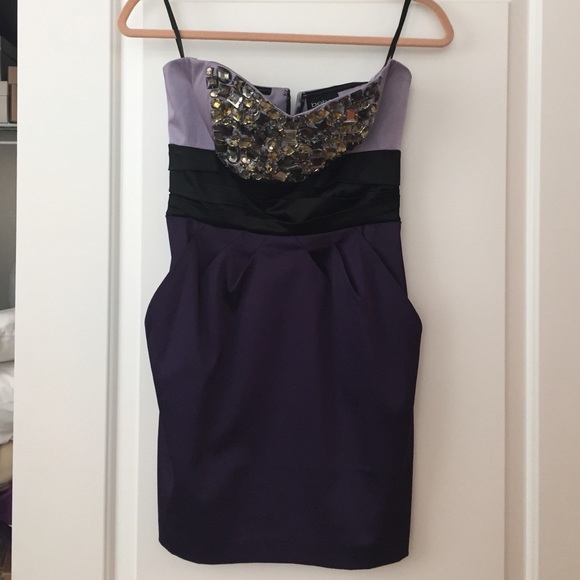 Bebe strapless dress