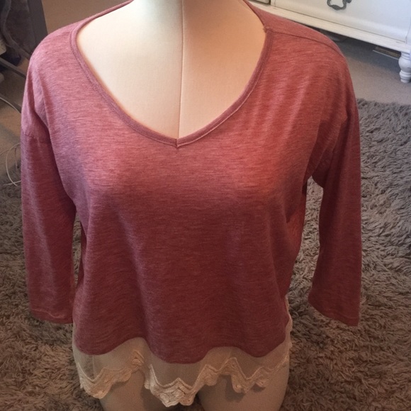 Lace crop top