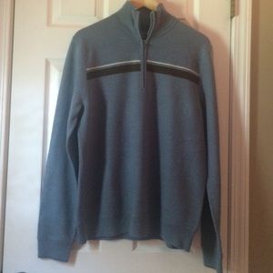 Men's Banana Republic Half Zip Collared Sweater
