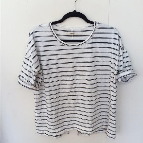 Boxy striped tee