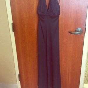 Fringed halter dress