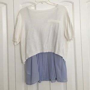 NWT English Factory sweater tank combo