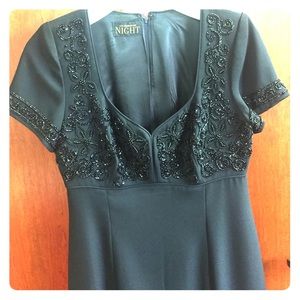 Black beaded dress