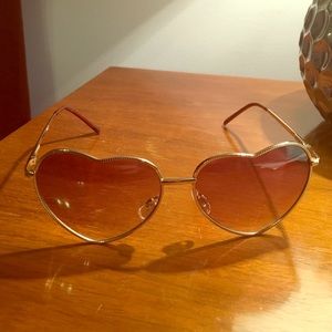 Heart shaped sunglasses