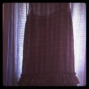 Juicy Couture SZ 10 black w/ silver stripe dress