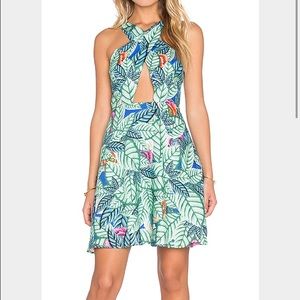 NWT Mara Hoffman Cross Front Mini dress, sz 2