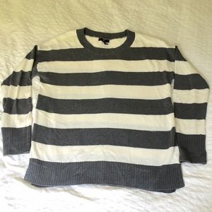 Gap Grey Striped Sweater
