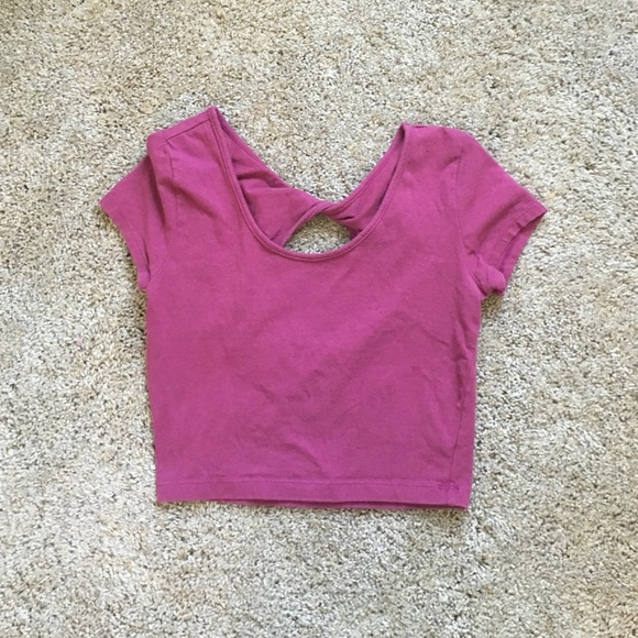 Wet seal crop top