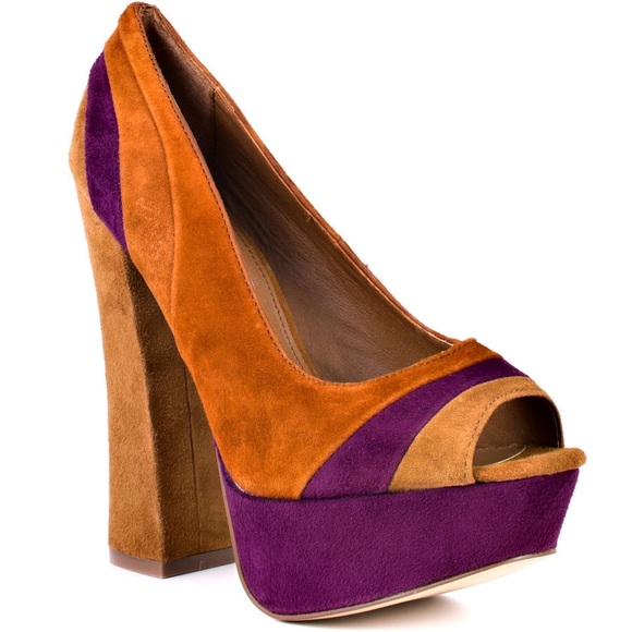 Steve Madden Gaayle Cognac-Multi Platform Heels