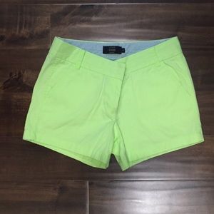 NWOT J. Crew 4" Chino Shorts