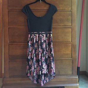 💐Floral High Low Dress S💐