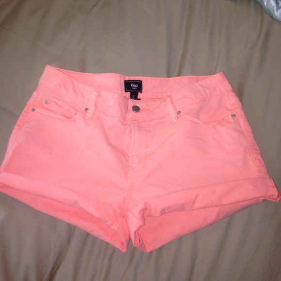 Bright peach GAP shorts