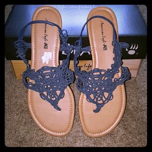 NEW !! Denim Thong Sandals