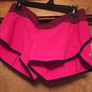 NWOT Lululemon speed shorts size 10