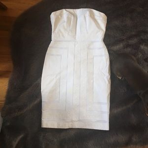 White House black market white dress 8