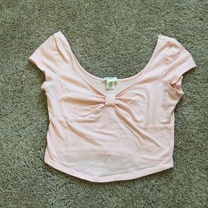 Pretty pink crop top