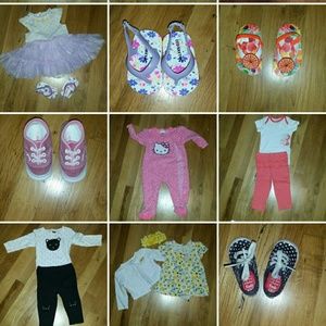 Girl Toddler cloth and shoes