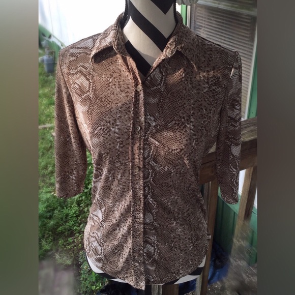 Express Snake Skin Top