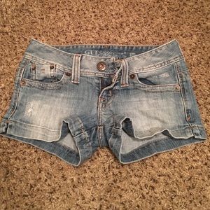 Guess light jean shorts