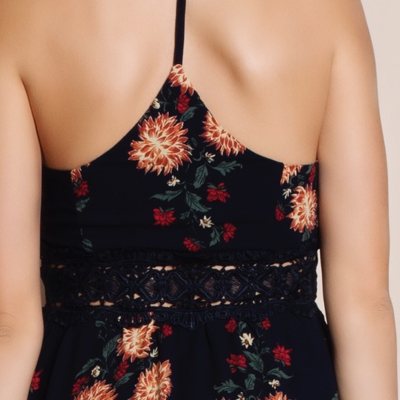 Floral Faux Button Maxi Dress - Picture 4 of 4