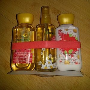 Bath & Bodyworks Love & Sunshine Travel Set