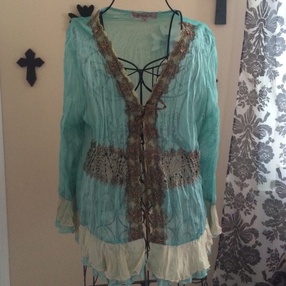 NWOT  FRANCESCA's COLLECTION SHEER SUMMER CARDY