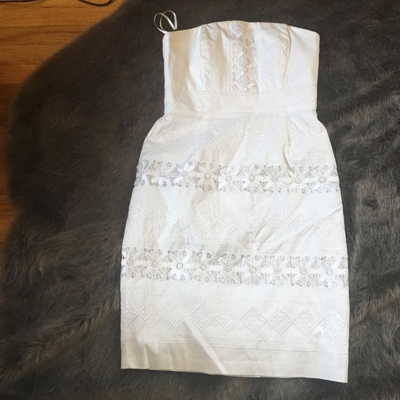 WHBM strapless dress sz 10. Never worn