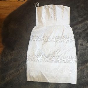 WHBM strapless dress sz 10. Never worn