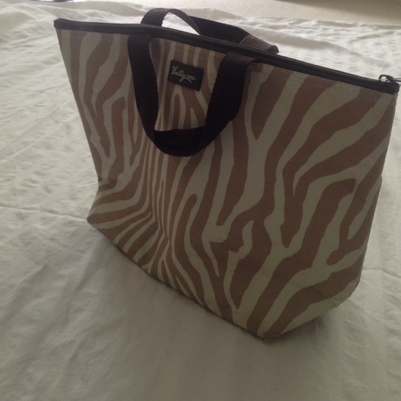 Zebra Patterned Thirty-One Bag
