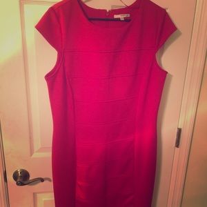 Red pencil dress