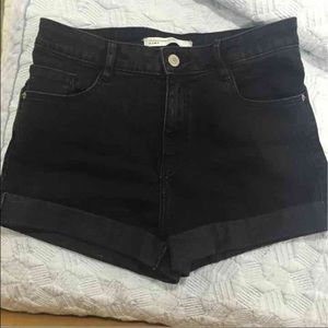 Zara black high waisted size 4