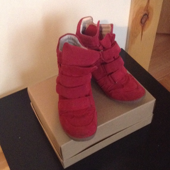 Wedge heeled sneakers (Isabel Marant style)