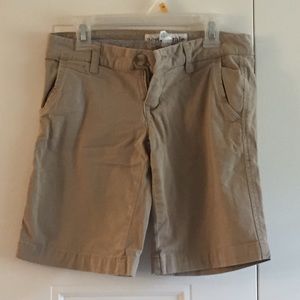 Khaki Bermuda shorts