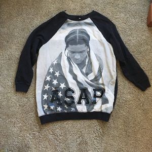 A$AP rocky sweatshirt