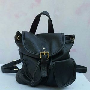 Mini Black Backpack