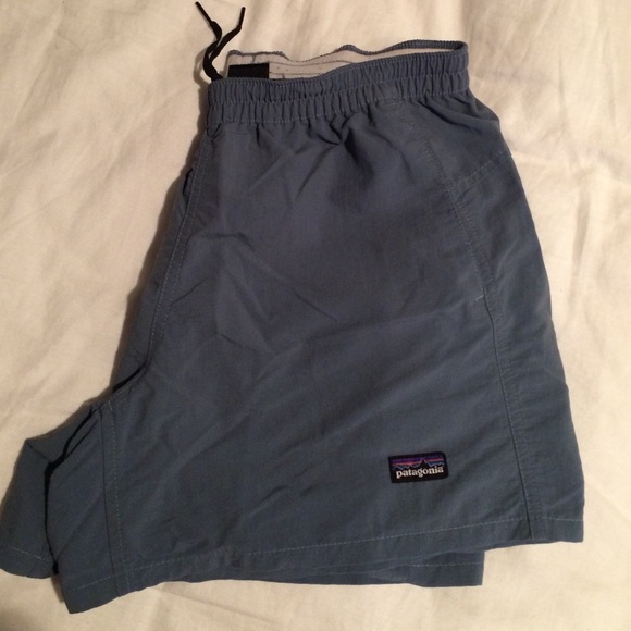 Patagonia blue-grey baggies
