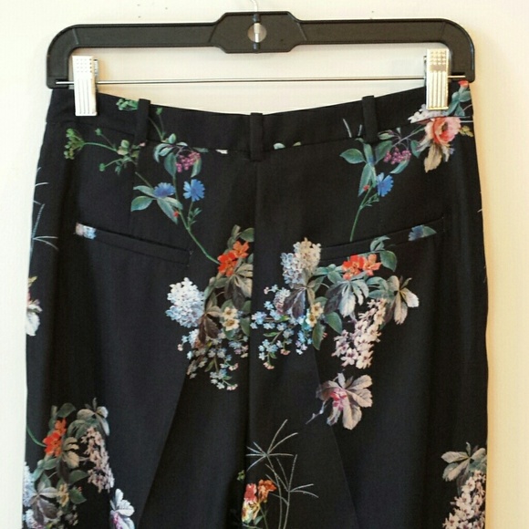 Floral MANGO ankle trousers - Picture 4 of 4