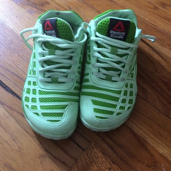 Green/green reebok nano 4s